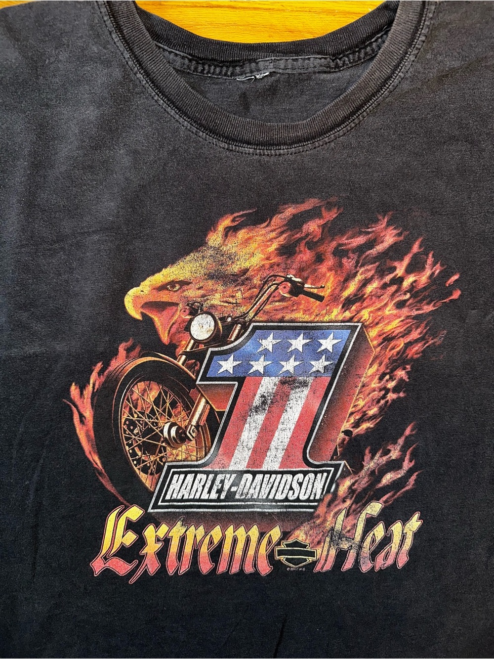 Vintage ‘07 Harley-Davidson Extreme Heat Jones Little Rock AR Graphic Tee XL